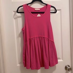 Entro Pink sleeveless top